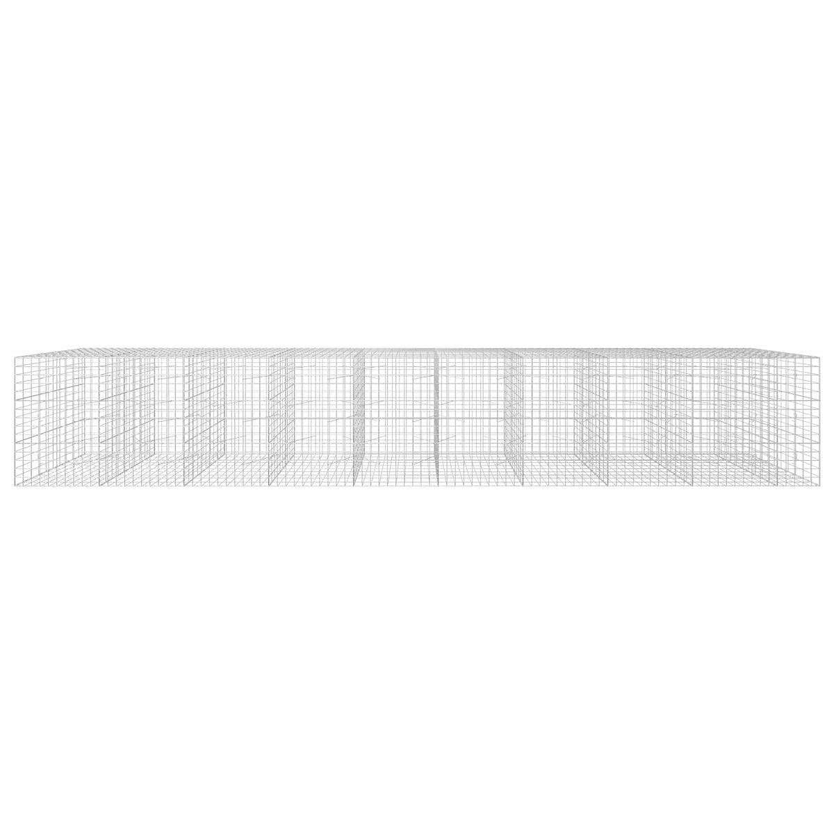 vidaXL Gabion z drutu 3,5 mm i siatką 10x10 cm 950x100x150 cm