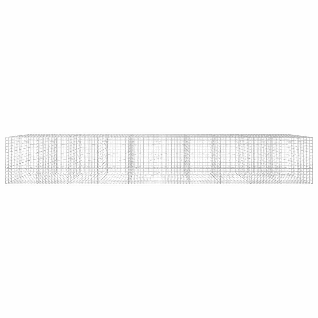 vidaXL Gabion z drutu 3,5 mm i siatką 10x10 cm 1000x100x150 cm