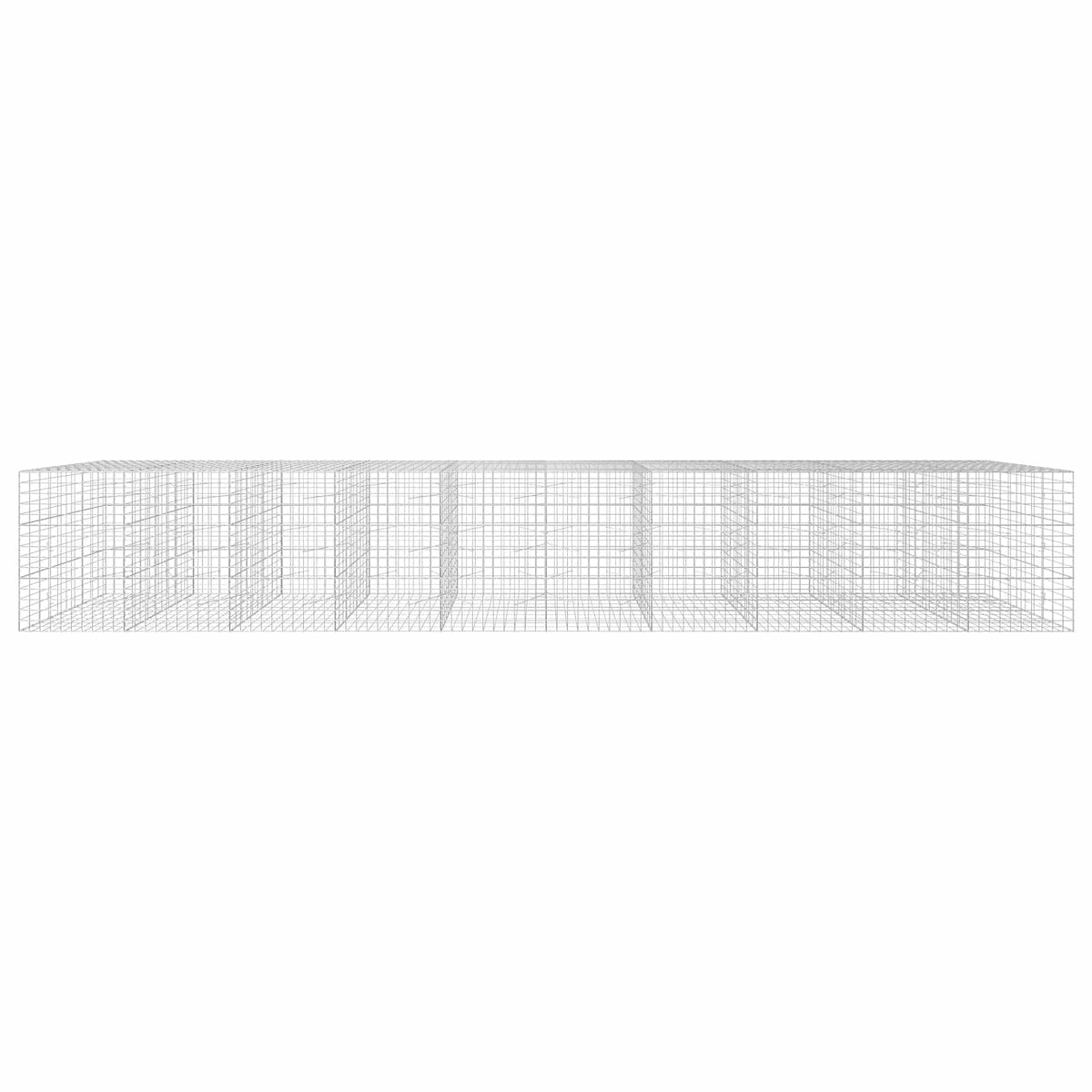 vidaXL Gabion z drutu 3,5 mm i siatką 10x10 cm 1000x100x150 cm