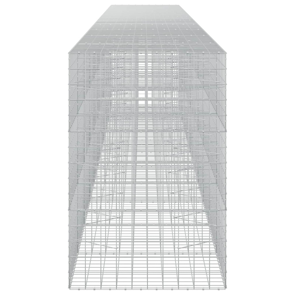 vidaXL Gabion z drutu 3,5 mm i siatką 10x10 cm 1050x100x150 cm