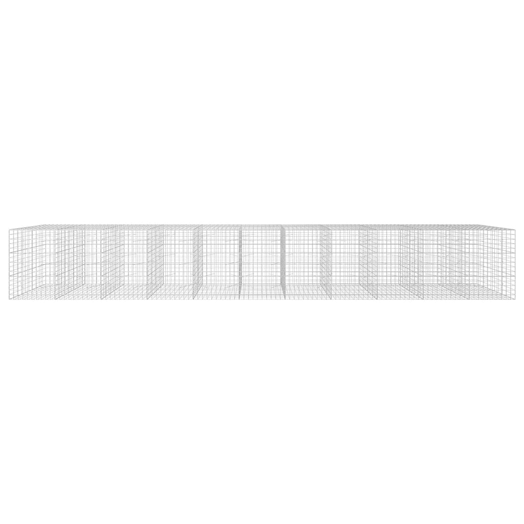 vidaXL Gabion z drutu 3,5 mm i siatką 10x10 cm 1100x100x150 cm