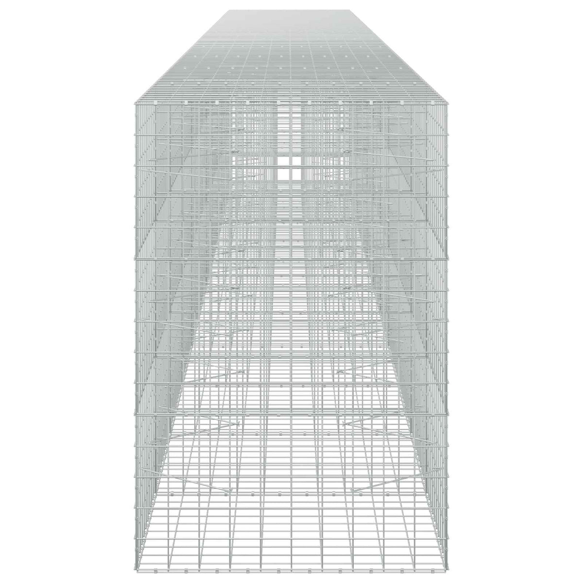 vidaXL Gabion z drutu 3,5 mm i siatką 10x10 cm 1100x100x150 cm