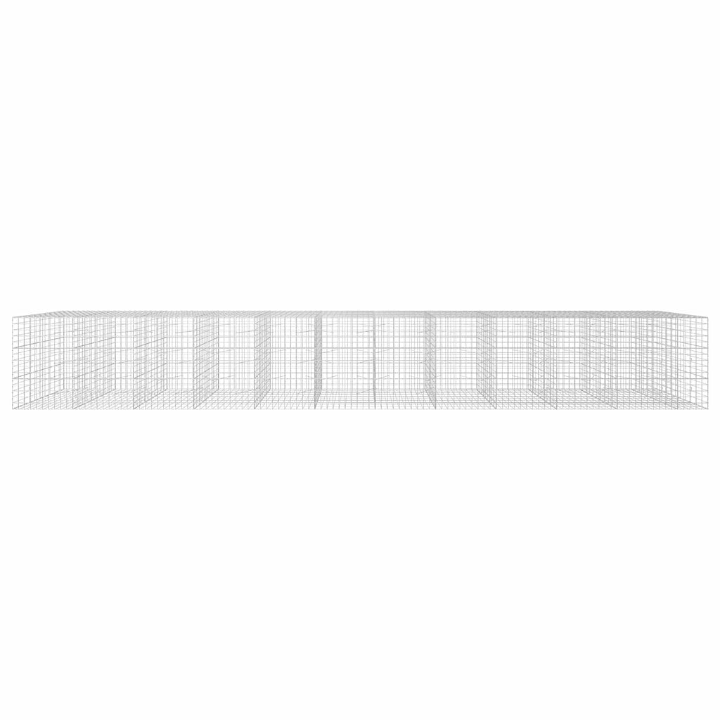vidaXL Gabion z drutu 3,5 mm i siatką 10x10 cm 1150x100x150 cm