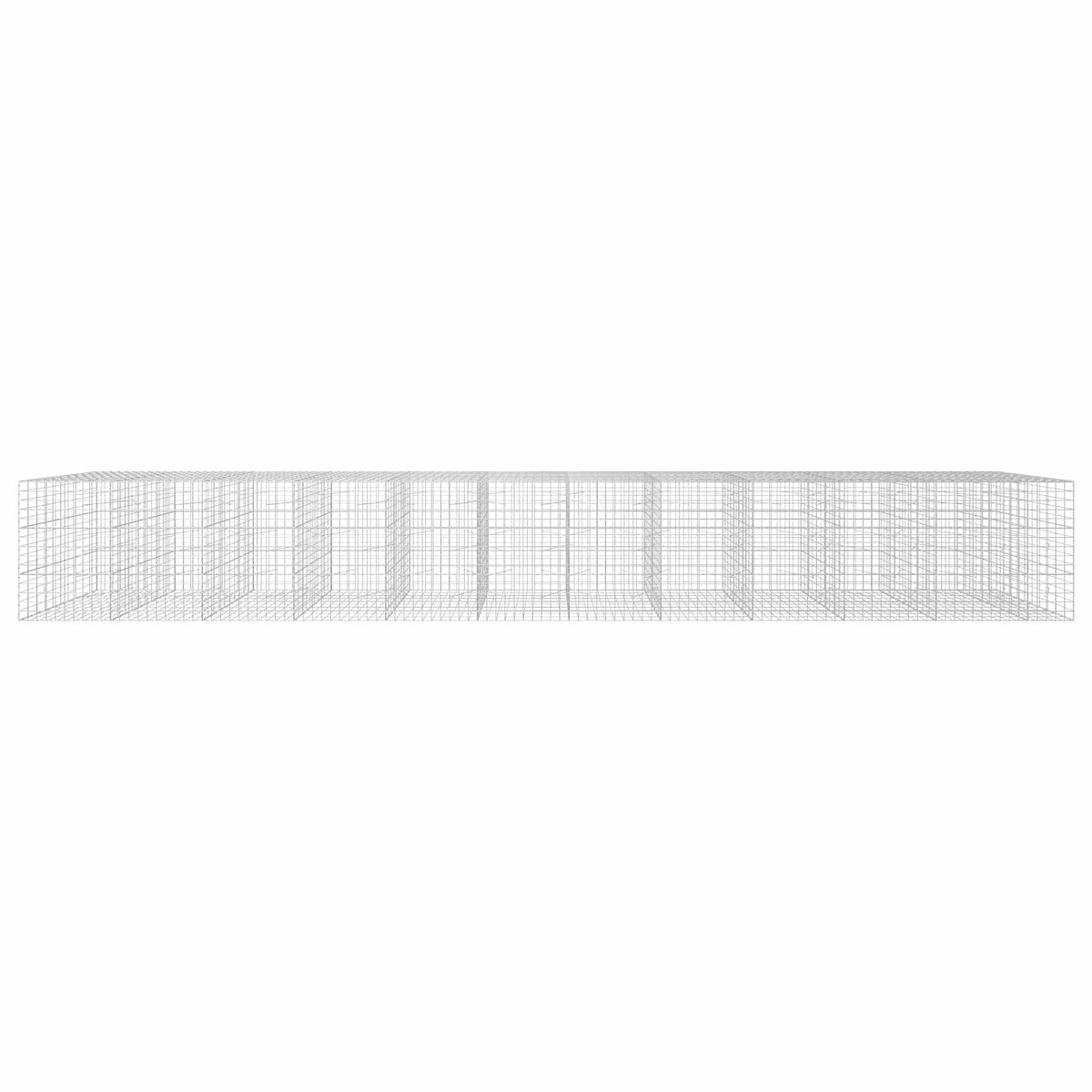vidaXL Gabion z drutu 3,5 mm i siatką 10x10 cm 1150x100x150 cm