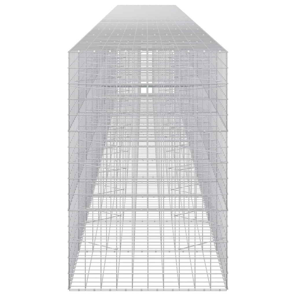 vidaXL Gabion z drutu 3,5 mm i siatką 10x10 cm 1200x100x150 cm