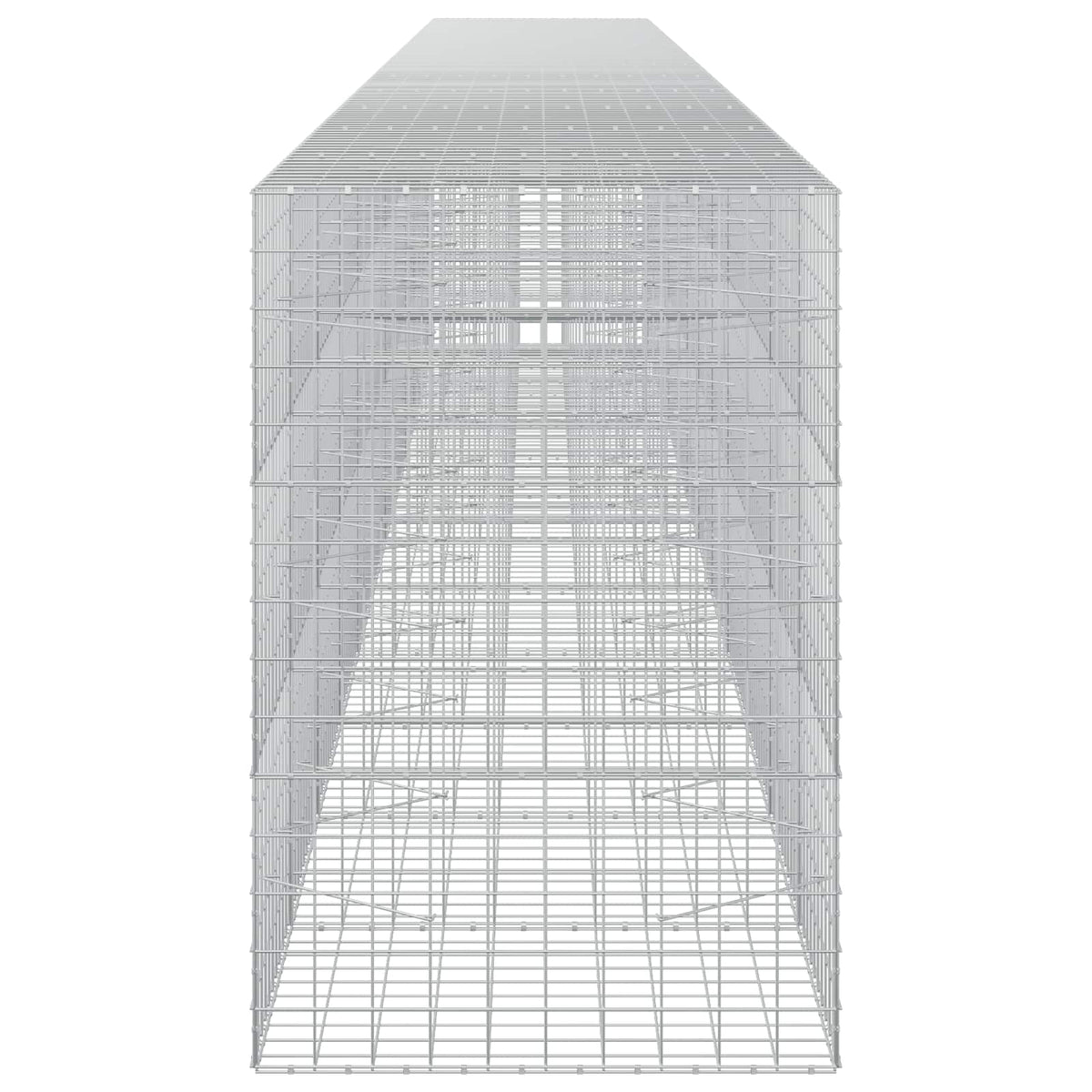vidaXL Gabion z drutu 3,5 mm i siatką 10x10 cm 1200x100x150 cm