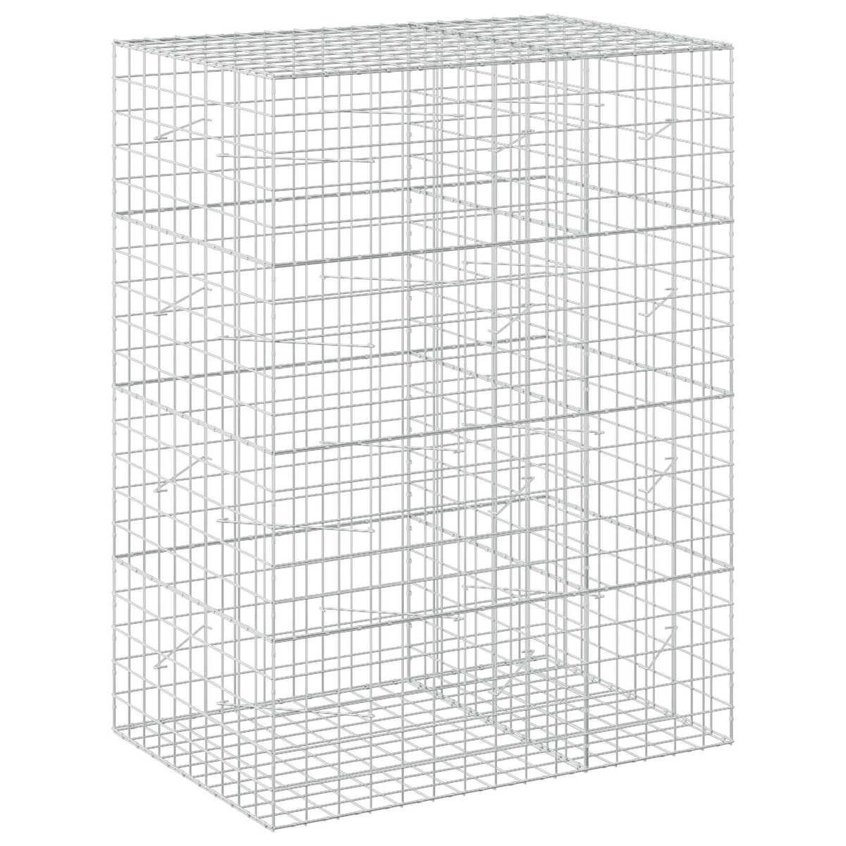 vidaXL Gabion z drutu 3,5 mm i siatką 10x10 cm 150x100x200 cm