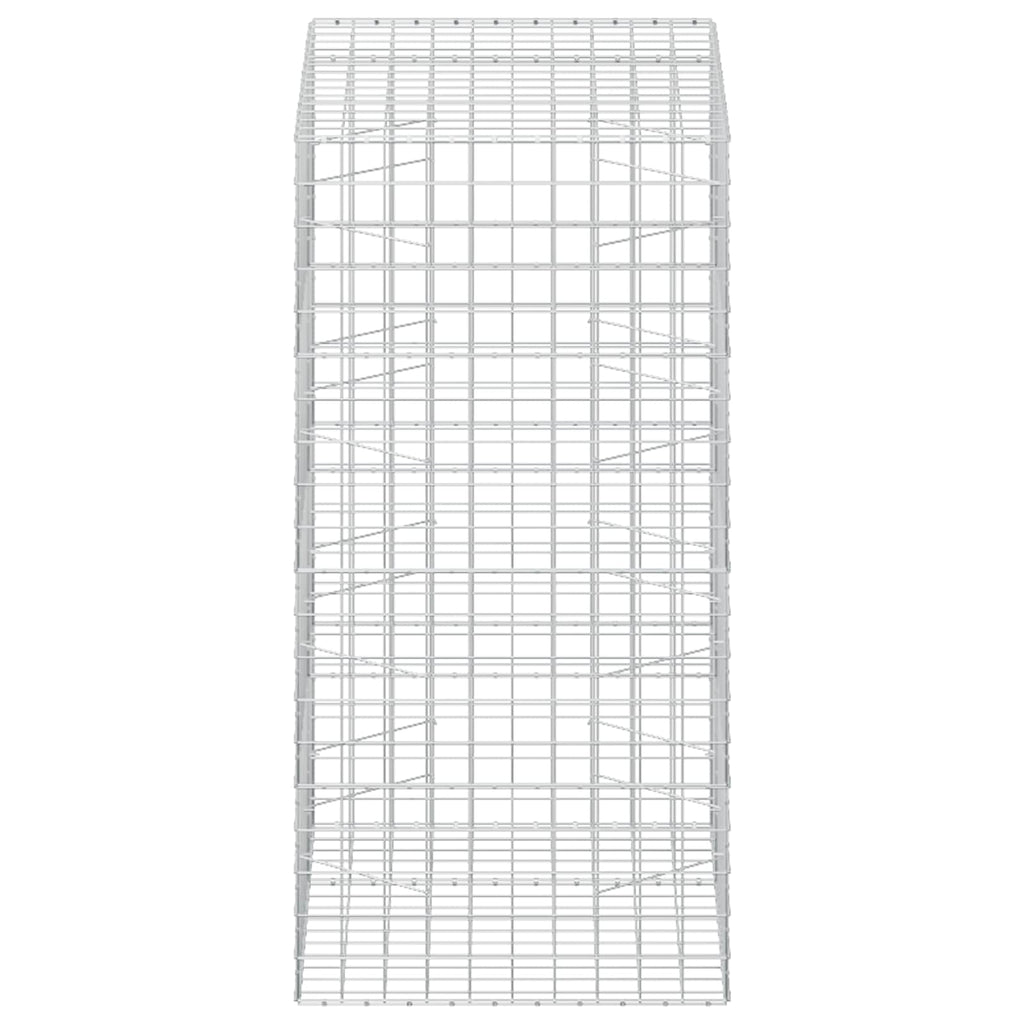 vidaXL Gabion z drutu 3,5 mm i siatką 10x10 cm 150x100x200 cm