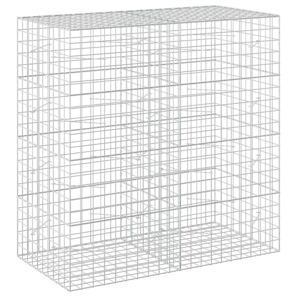 vidaXL Gabion z drutu 3,5 mm i siatką 10x10 cm 200x100x200 cm