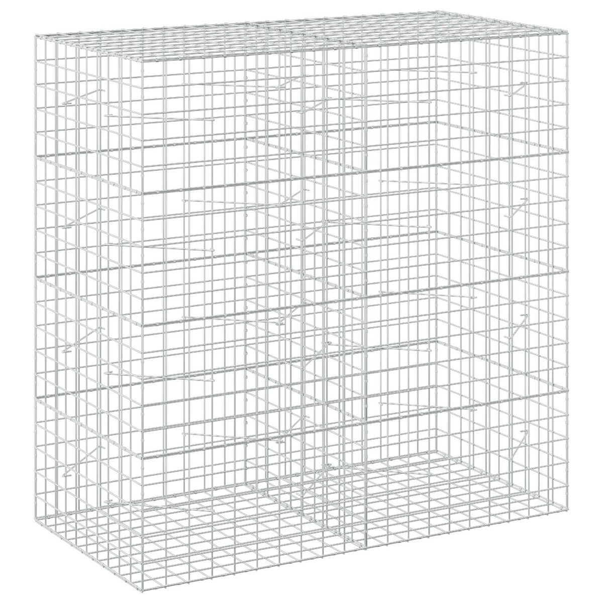 vidaXL Gabion z drutu 3,5 mm i siatką 10x10 cm 200x100x200 cm