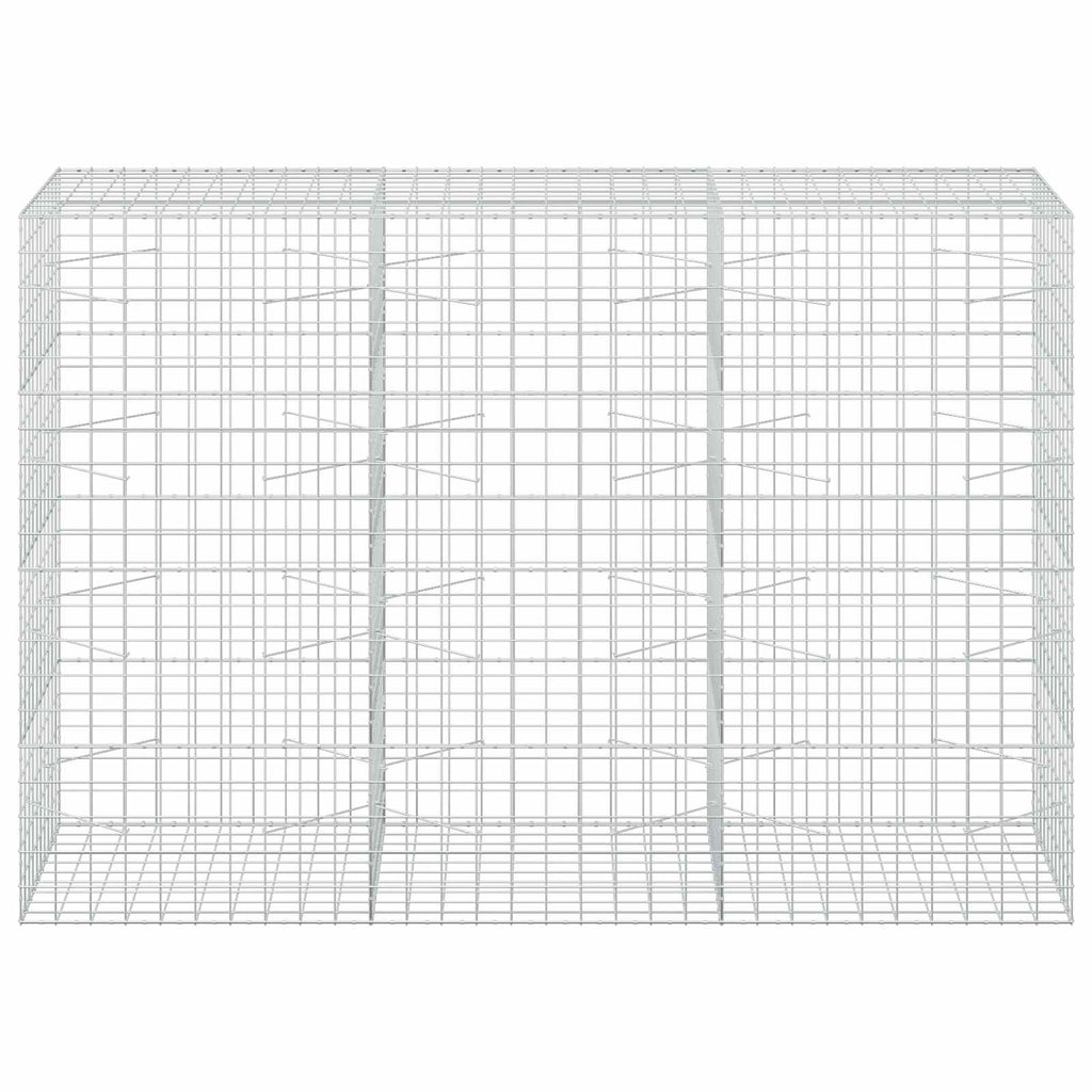 vidaXL Gabion z drutu 3,5 mm i siatką 10x10 cm 300x100x200 cm