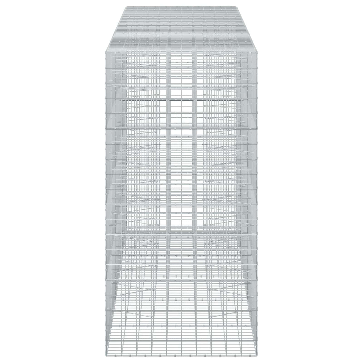 vidaXL Gabion z drutu 3,5 mm i siatką 10x10 cm 550x100x200 cm