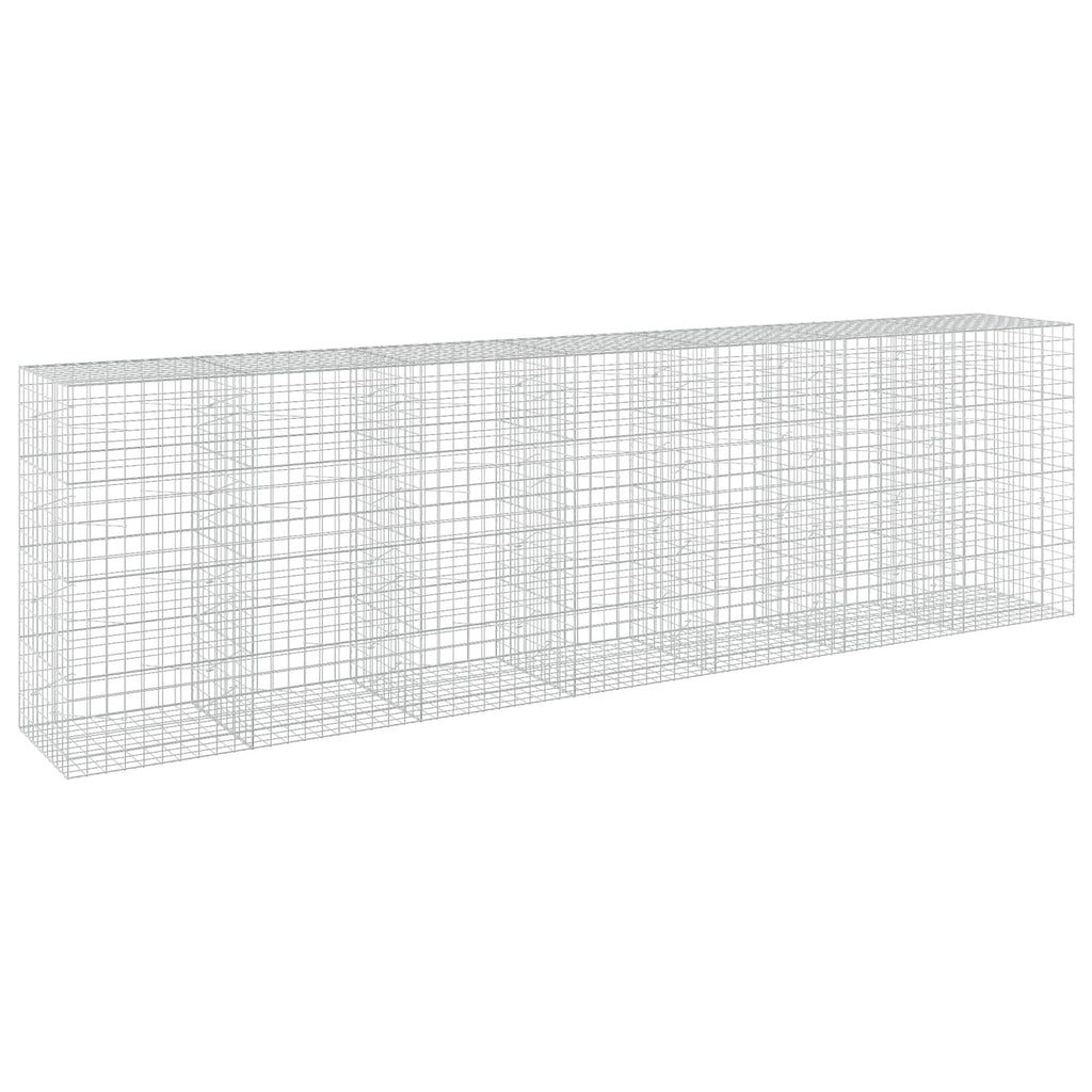 vidaXL Gabion z drutu 3,5 mm i siatką 10x10 cm 700x100x200 cm