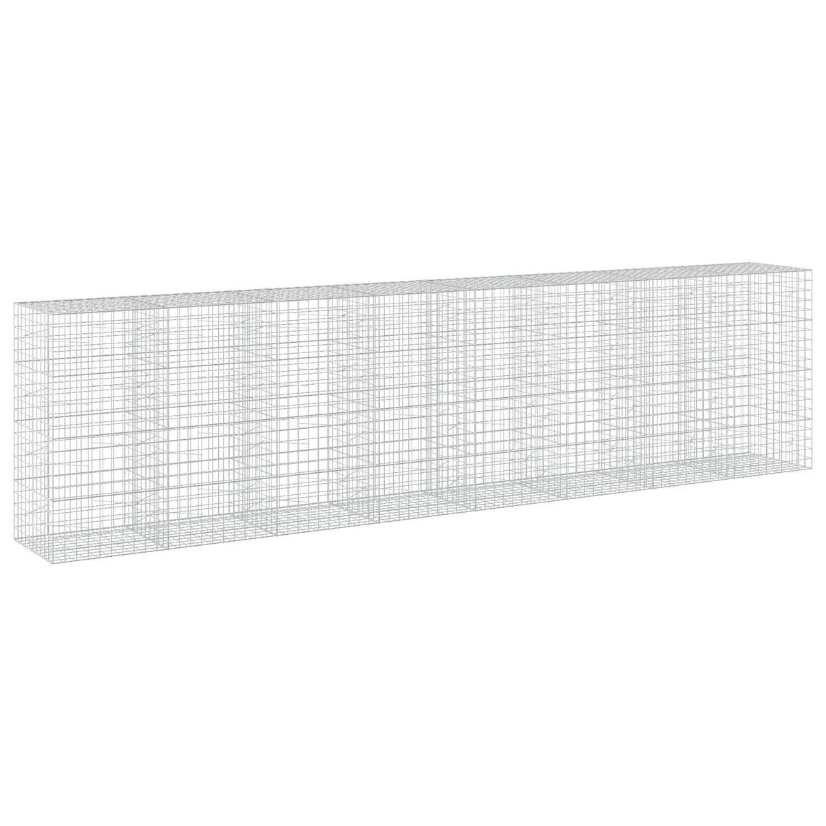 vidaXL Gabion z drutu 3,5 mm i siatką 10x10 cm 800x100x200 cm