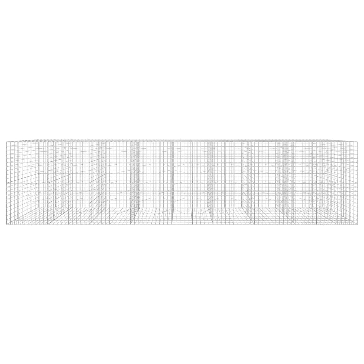 vidaXL Gabion z drutu 3,5 mm i siatką 10x10 cm 850x100x200 cm