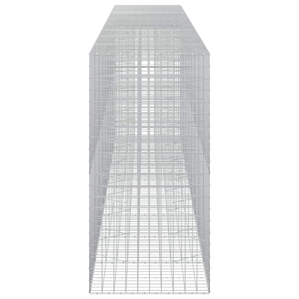 vidaXL Gabion z drutu 3,5 mm i siatką 10x10 cm 850x100x200 cm