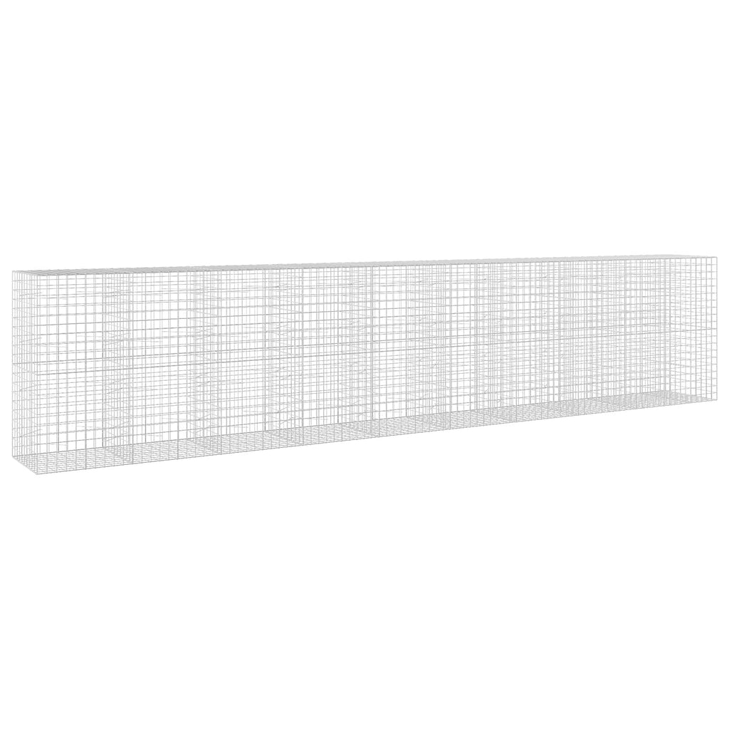 vidaXL Gabion z drutu 3,5 mm i siatką 10x10 cm 950x100x200 cm