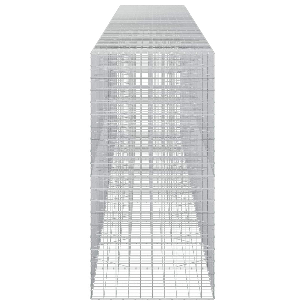 vidaXL Gabion z drutu 3,5 mm i siatką 10x10 cm 950x100x200 cm