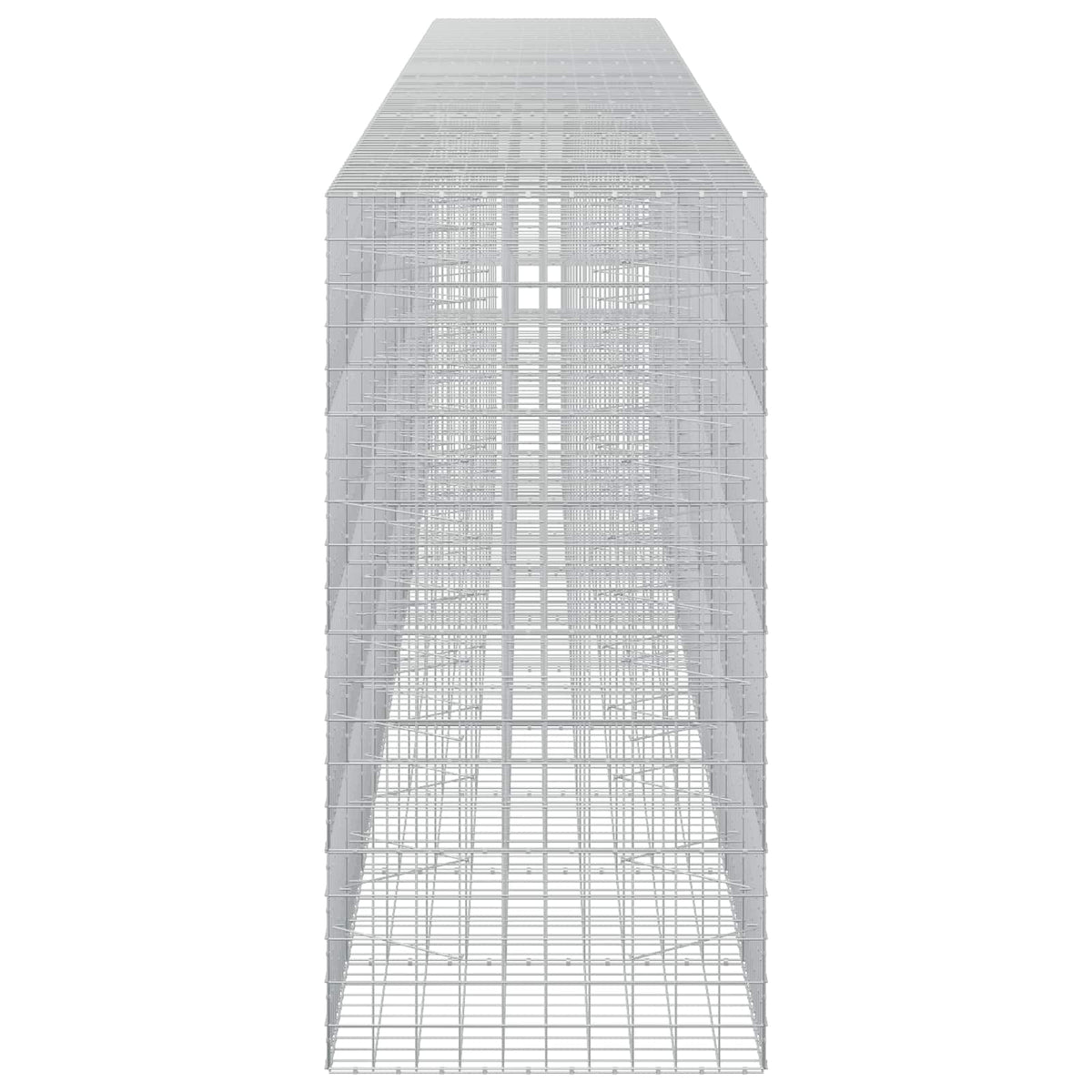 vidaXL Gabion z drutu 3,5 mm i siatką 10x10 cm 1000x100x200 cm