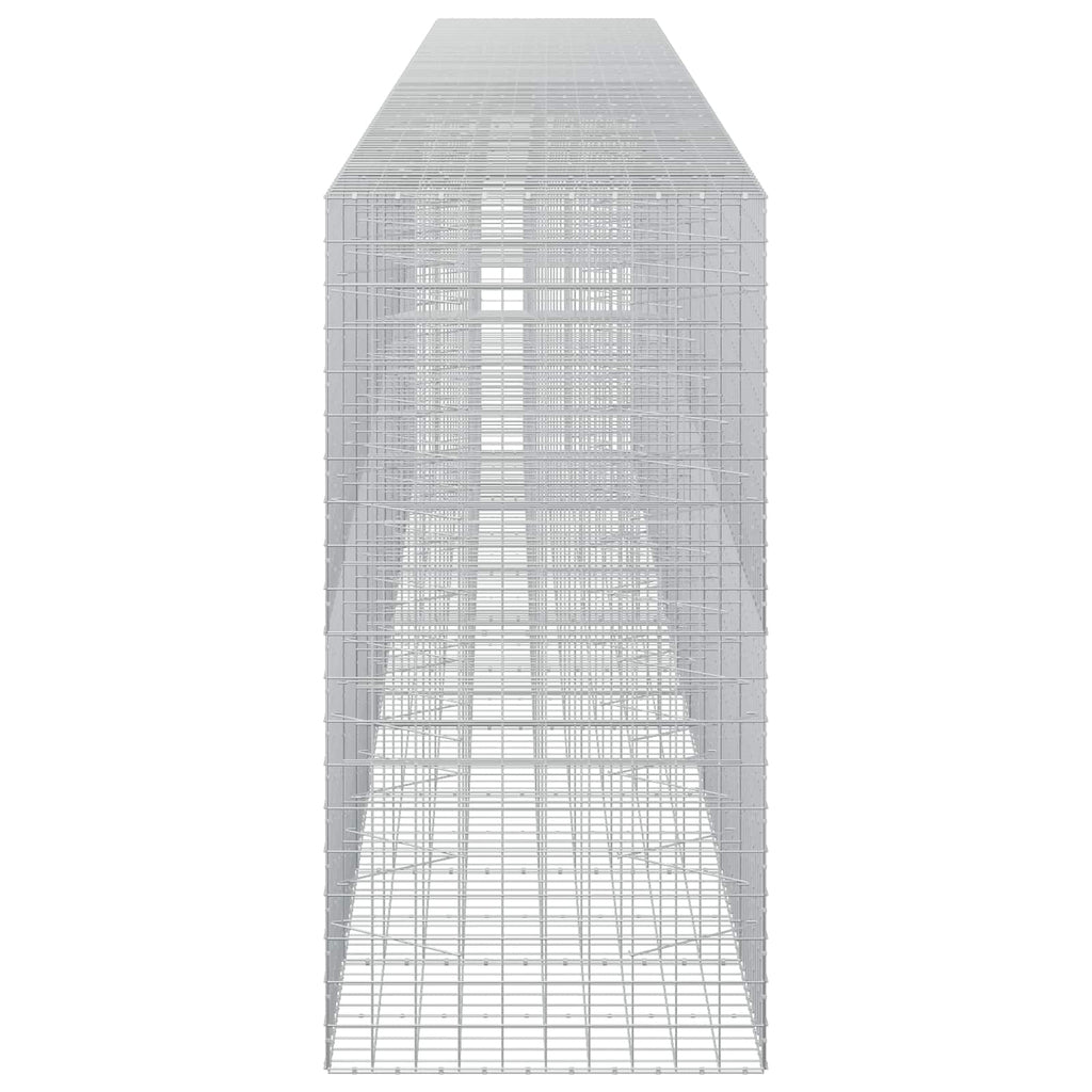 vidaXL Gabion z drutu 3,5 mm i siatką 10x10 cm 1050x100x200 cm