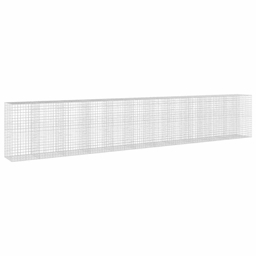 vidaXL Gabion z drutu 3,5 mm i siatką 10x10 cm 1150x100x200 cm