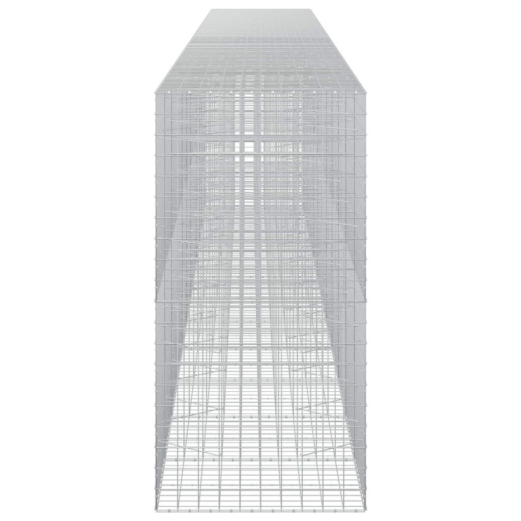 vidaXL Gabion z drutu 3,5 mm i siatką 10x10 cm 1150x100x200 cm