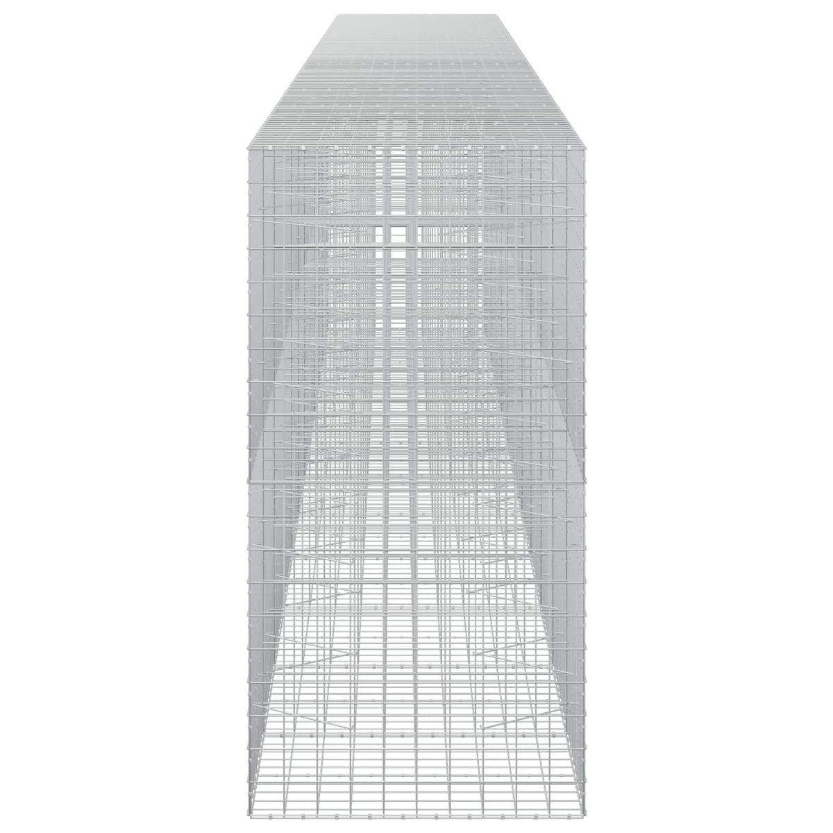 vidaXL Gabion z drutu 3,5 mm i siatką 10x10 cm 1150x100x200 cm