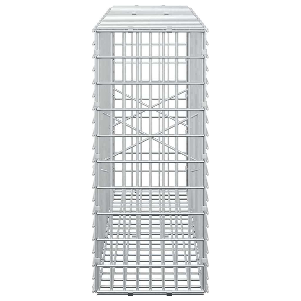 vidaXL Gabion z drutem 5 mm i siatką 5x2,5 cm 100x20x50 cm