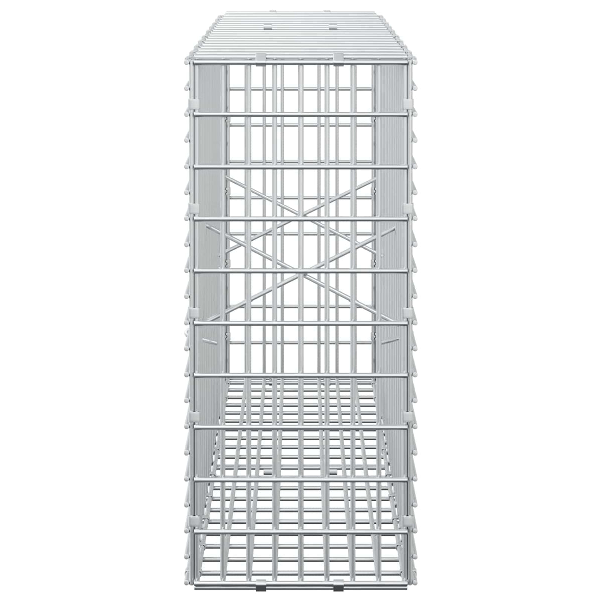 vidaXL Gabion z drutem 5 mm i siatką 5x2,5 cm 100x20x50 cm