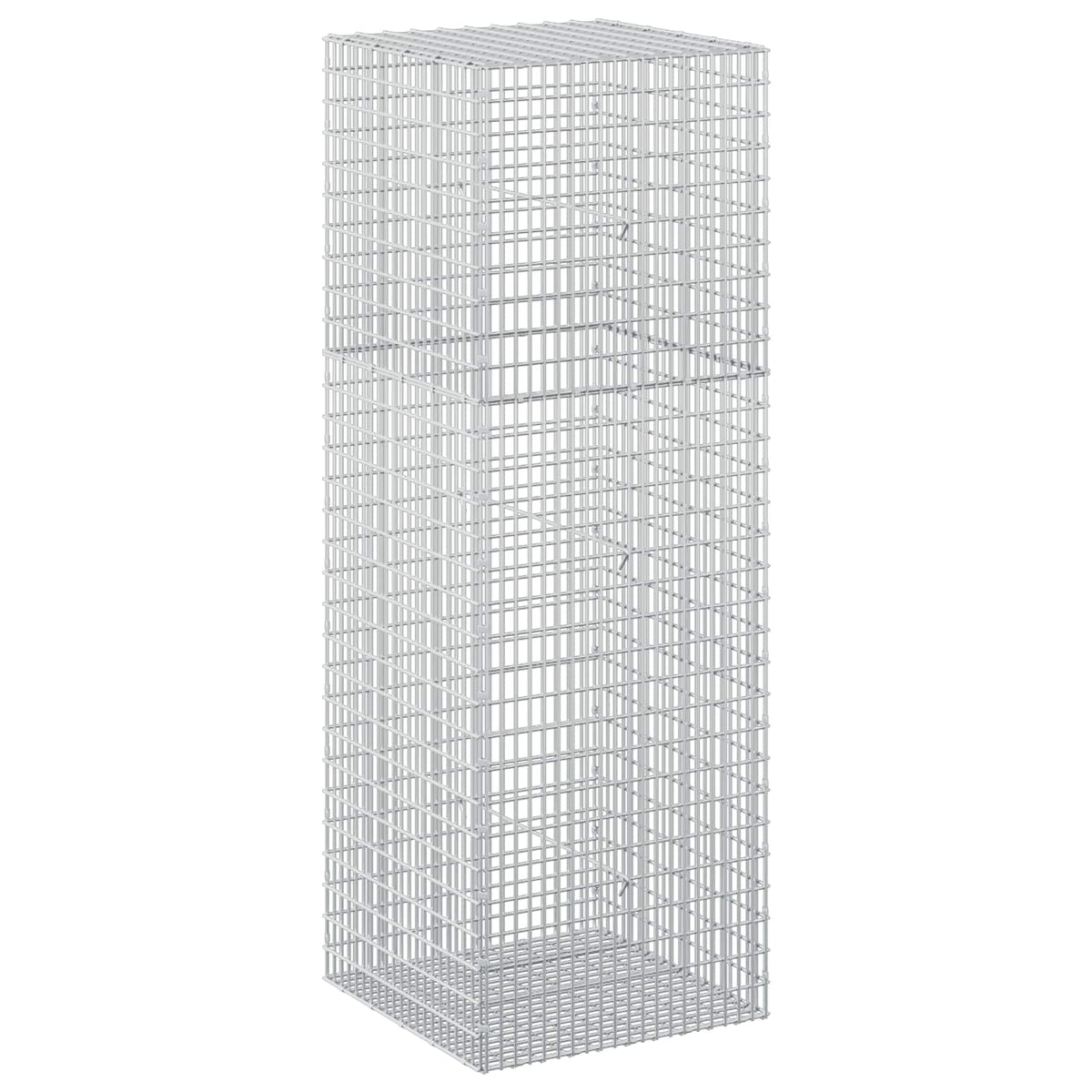 vidaXL Gabion z drutem 5 mm i siatką 5x2,5 cm 50x50x150 cm