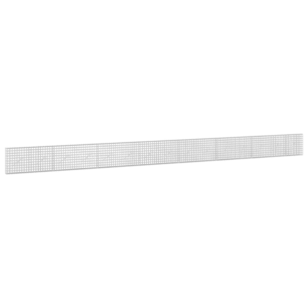vidaXL Gabion z drutu 5 mm i siatką 5x5 cm 750x10x50 cm