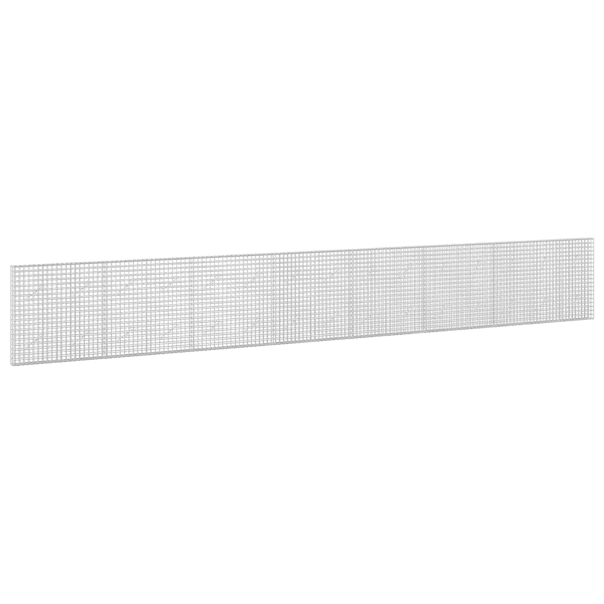 vidaXL Gabion z drutu 5 mm i siatką 5x5 cm 750x10x100 cm