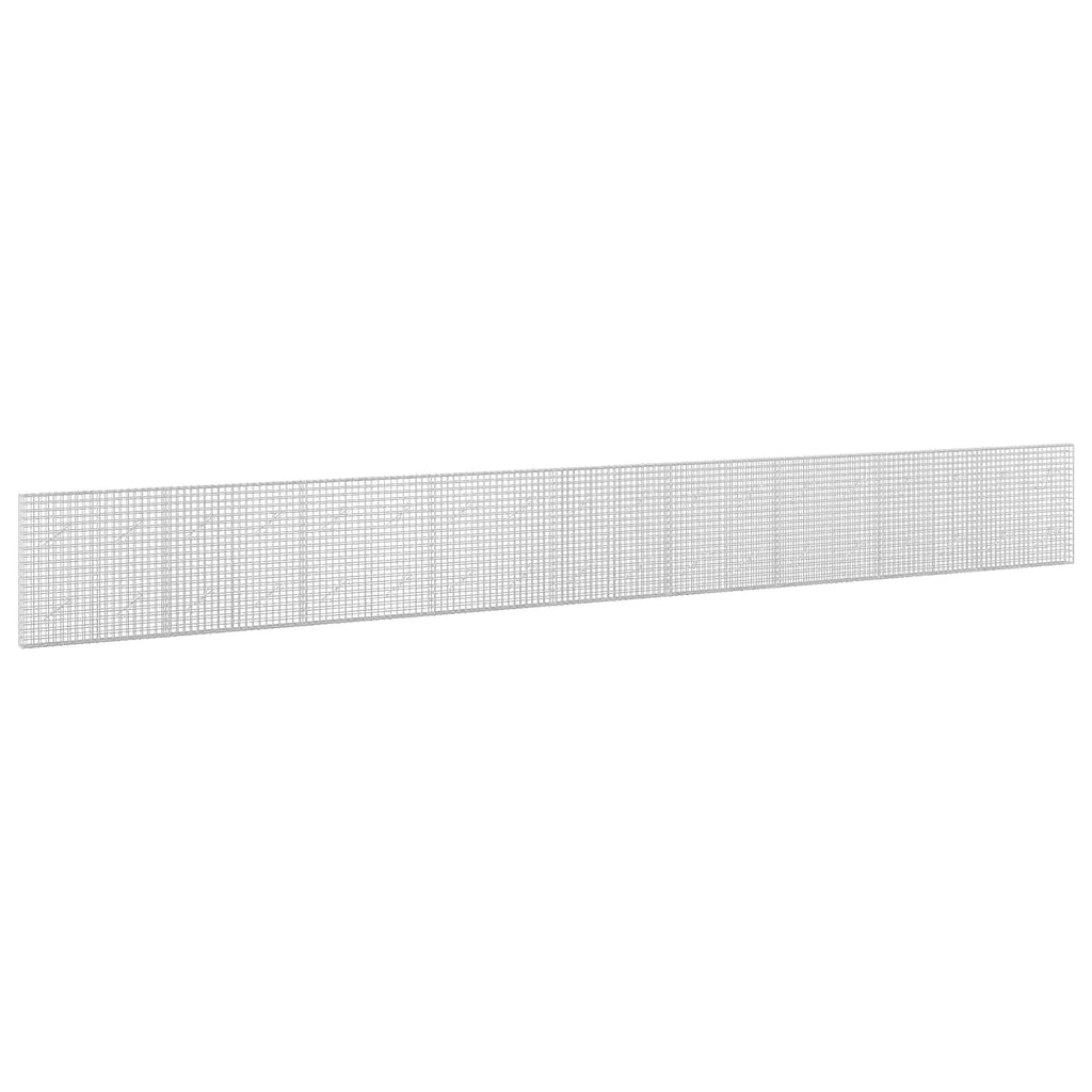 vidaXL Gabion z drutu 5 mm i siatką 5x5 cm 900x10x100 cm