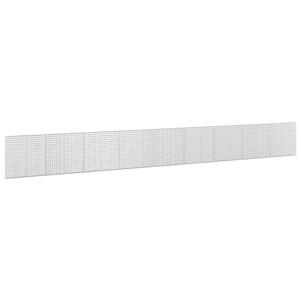vidaXL Gabion z drutu 5 mm i siatką 5x5 cm 900x10x100 cm
