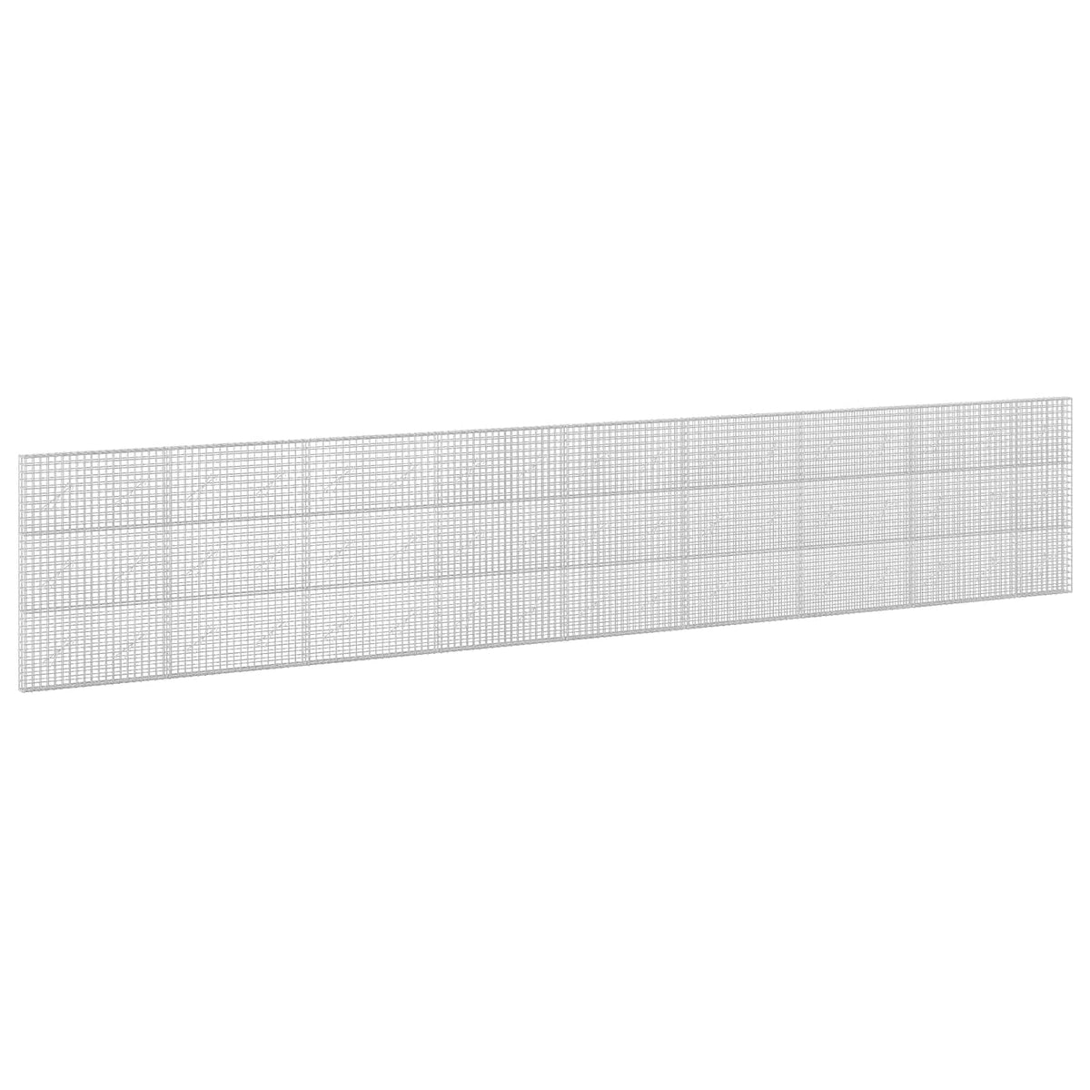 vidaXL Gabion z drutu 5 mm i siatką 5x5 cm 850x10x150 cm