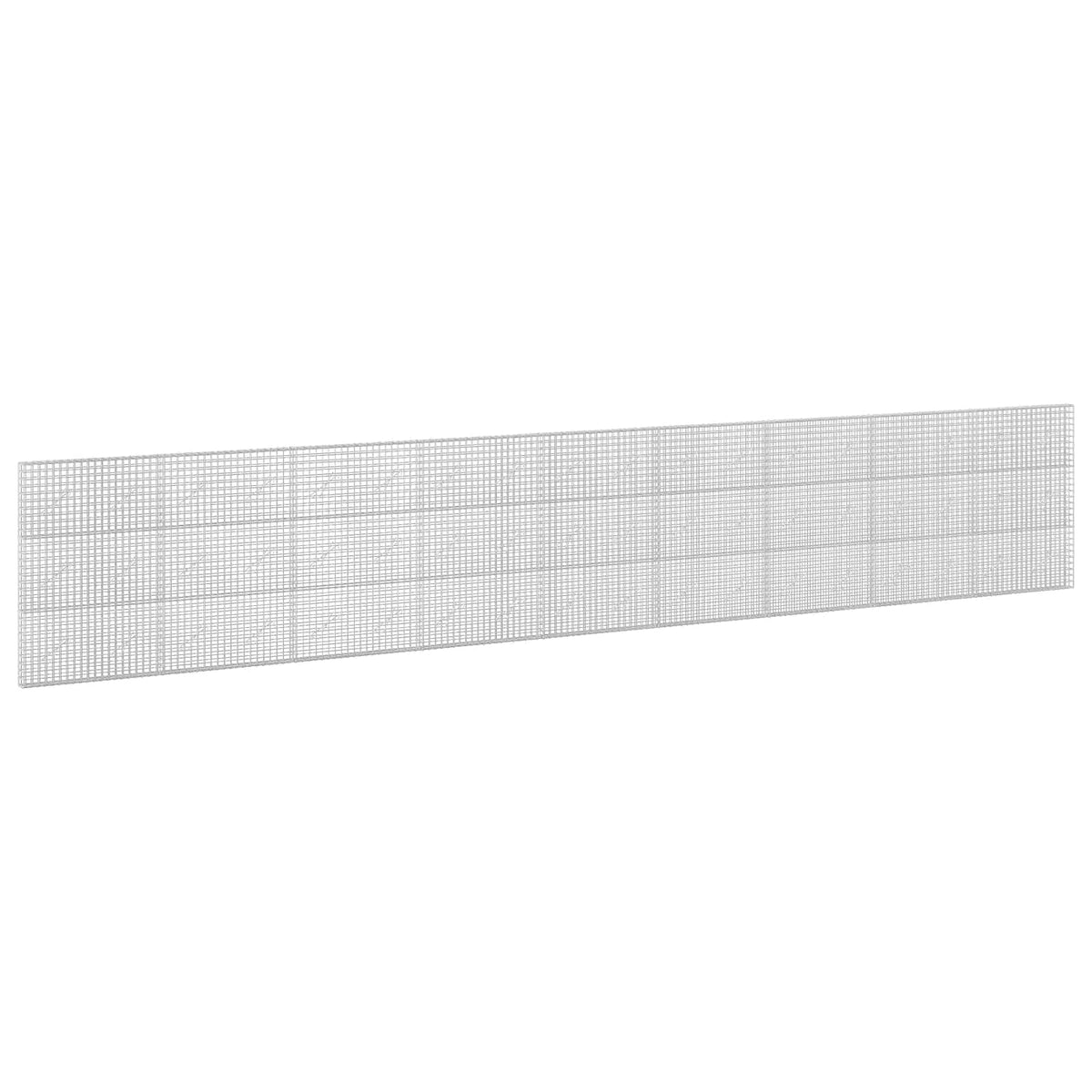 vidaXL Gabion z drutu 5 mm i siatką 5x5 cm 900x10x150 cm