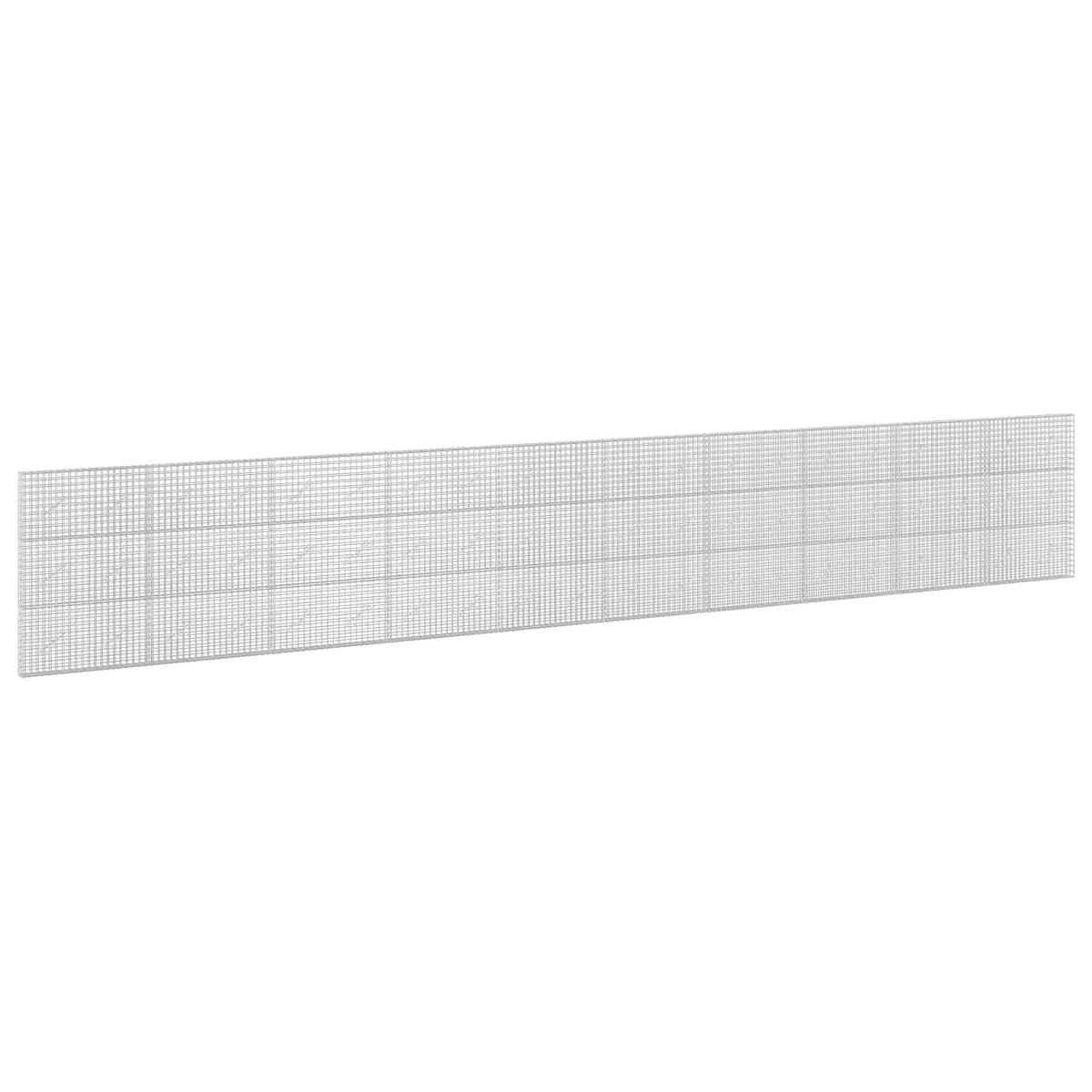 vidaXL Gabion z drutu 5 mm i siatką 5x5 cm 1000x10x150 cm