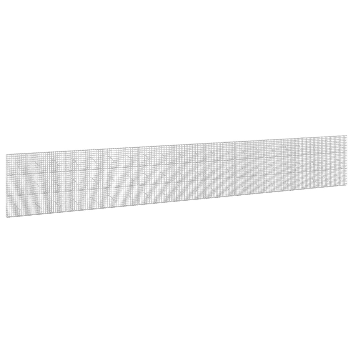 vidaXL Gabion z drutu 5 mm i siatką 5x5 cm 1050x10x150 cm