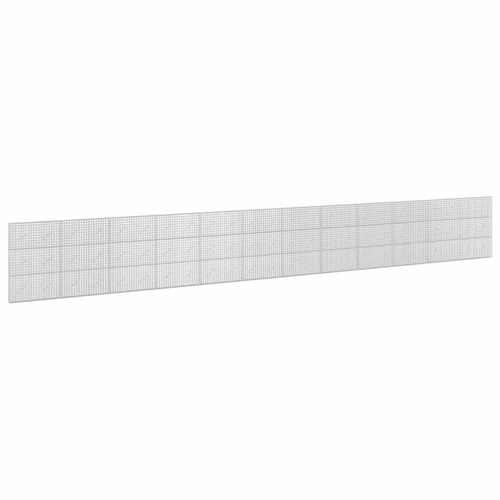vidaXL Gabion z drutu 5 mm i siatką 5x5 cm 1200x10x150 cm