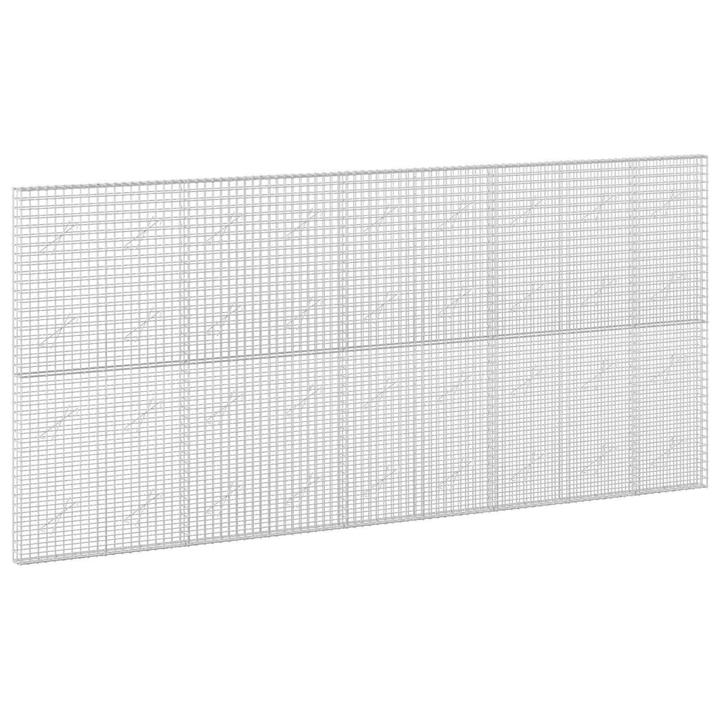 vidaXL Gabion z drutu 5 mm i siatką 5x5 cm 450x10x200 cm