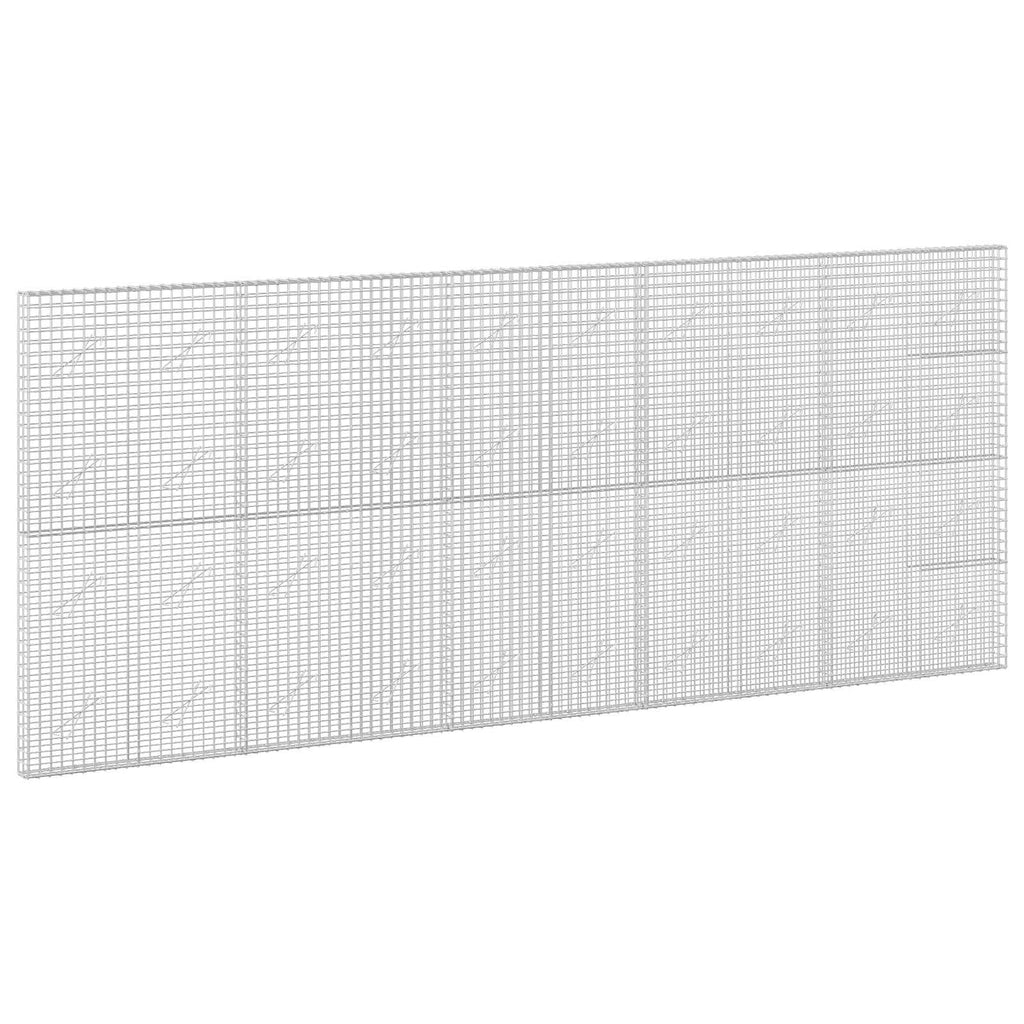 vidaXL Gabion z drutu 5 mm i siatką 5x5 cm 500x10x200 cm