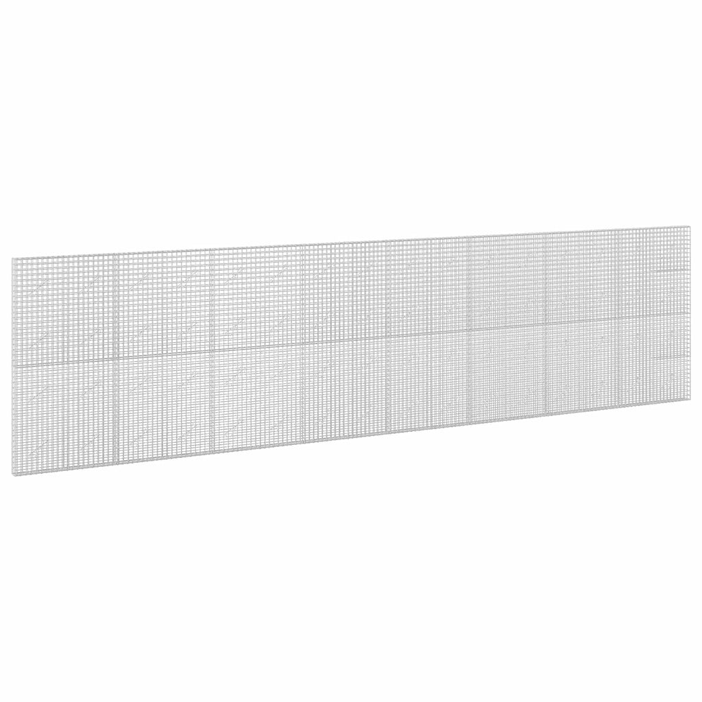 vidaXL Gabion z drutu 5 mm i siatką 5x5 cm 800x10x200 cm