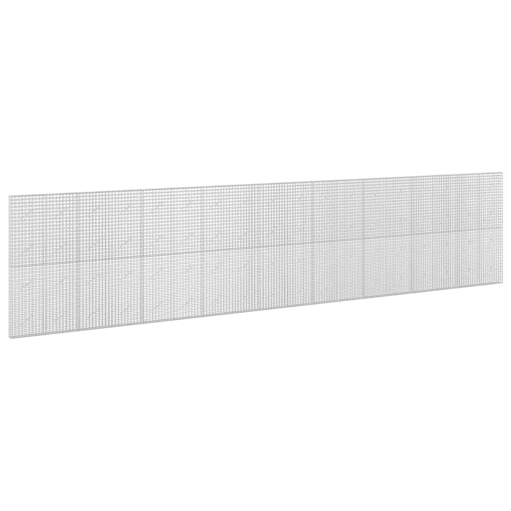 vidaXL Gabion z drutu 5 mm i siatką 5x5 cm 900x10x200 cm