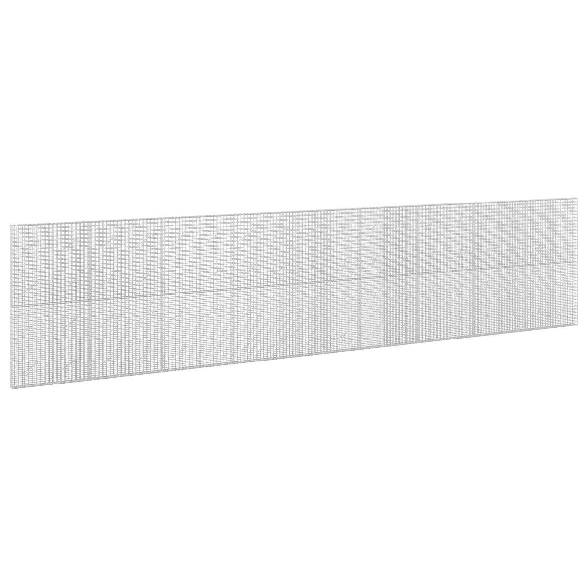 vidaXL Gabion z drutu 5 mm i siatką 5x5 cm 900x10x200 cm