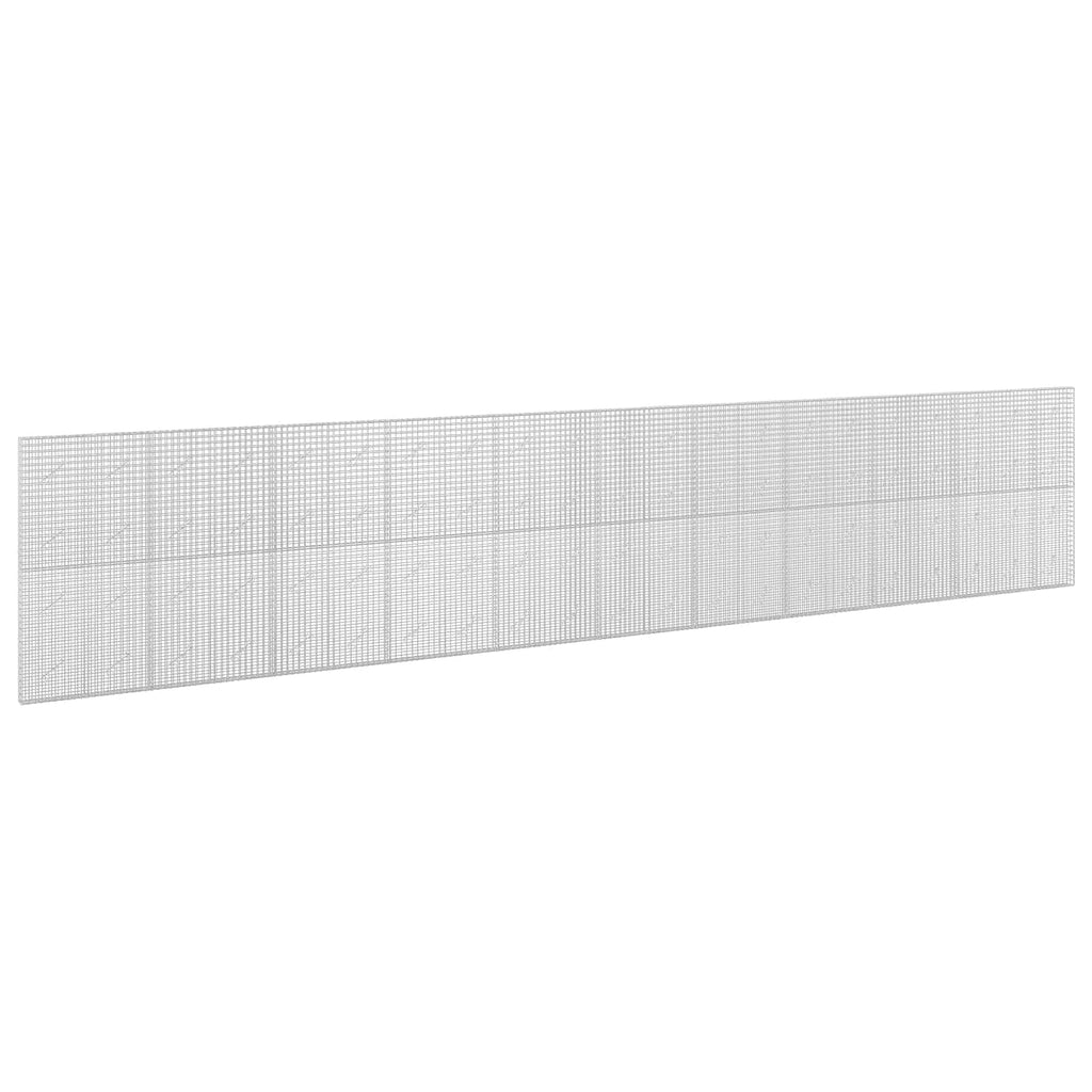 vidaXL Gabion z drutu 5 mm i siatką 5x5 cm 1050x10x200 cm
