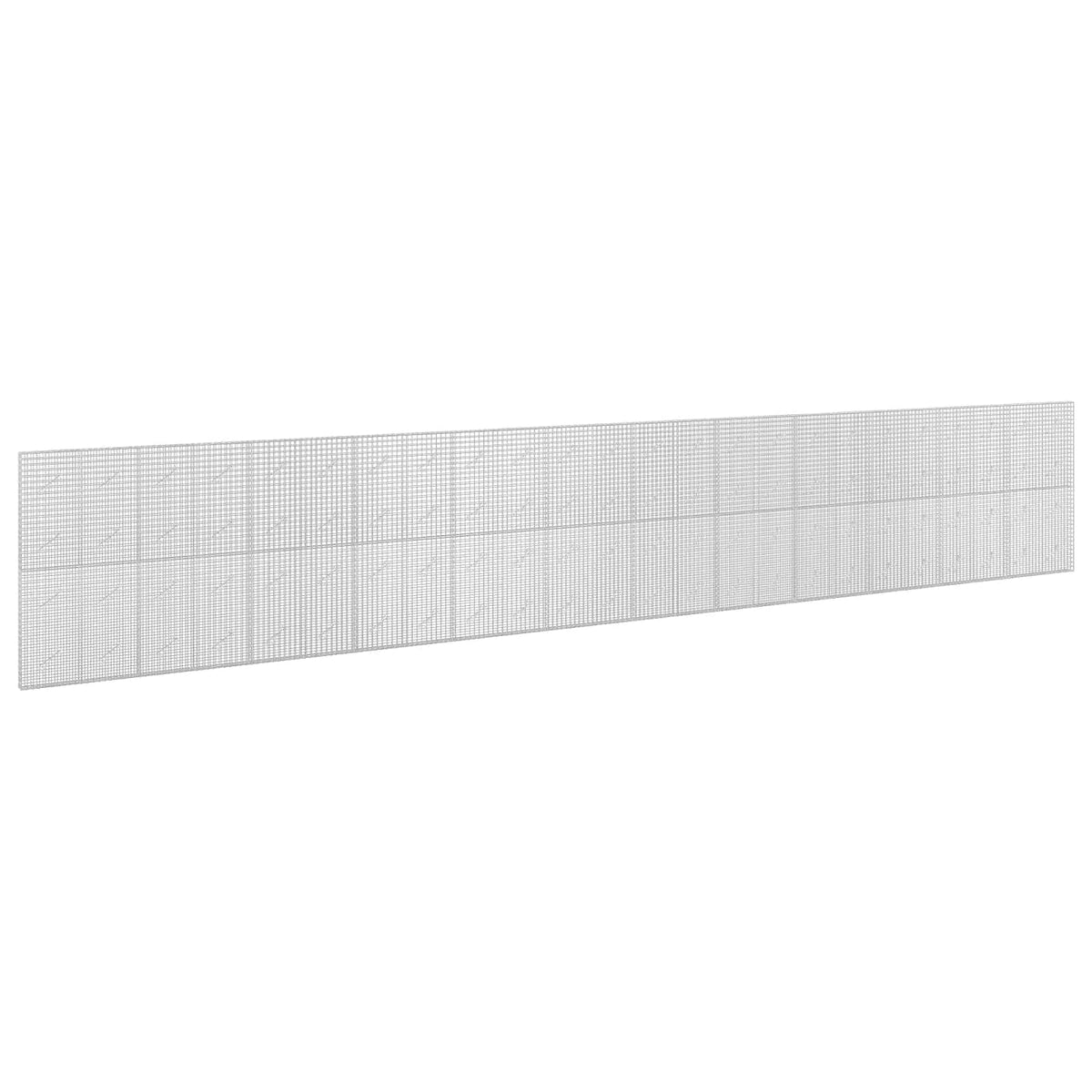 vidaXL Gabion z drutu 5 mm i siatką 5x5 cm 1200x10x200 cm