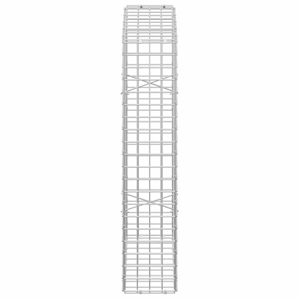 vidaXL Gabion z drutu 5 mm i siatką 5x5 cm 50x20x100 cm