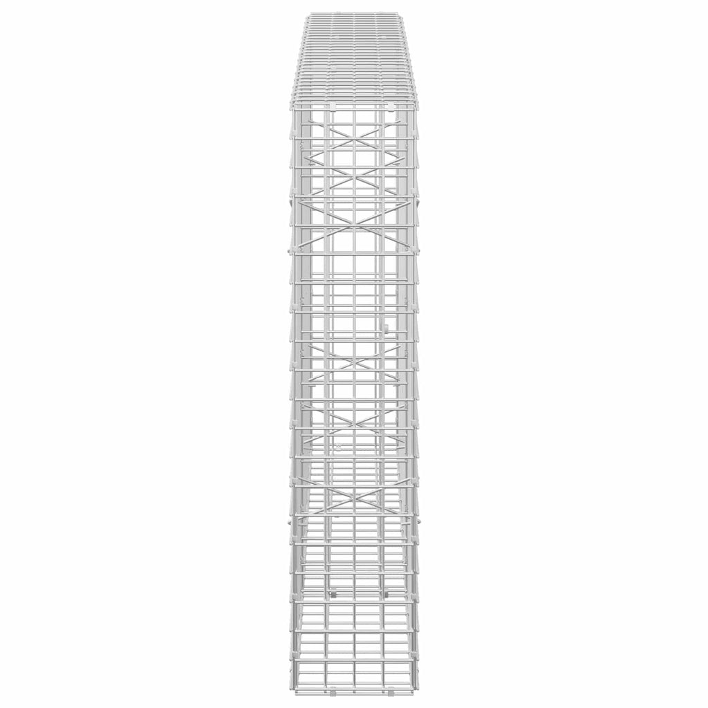 vidaXL Gabion z drutu 5 mm i siatką 5x5 cm 150x20x100 cm
