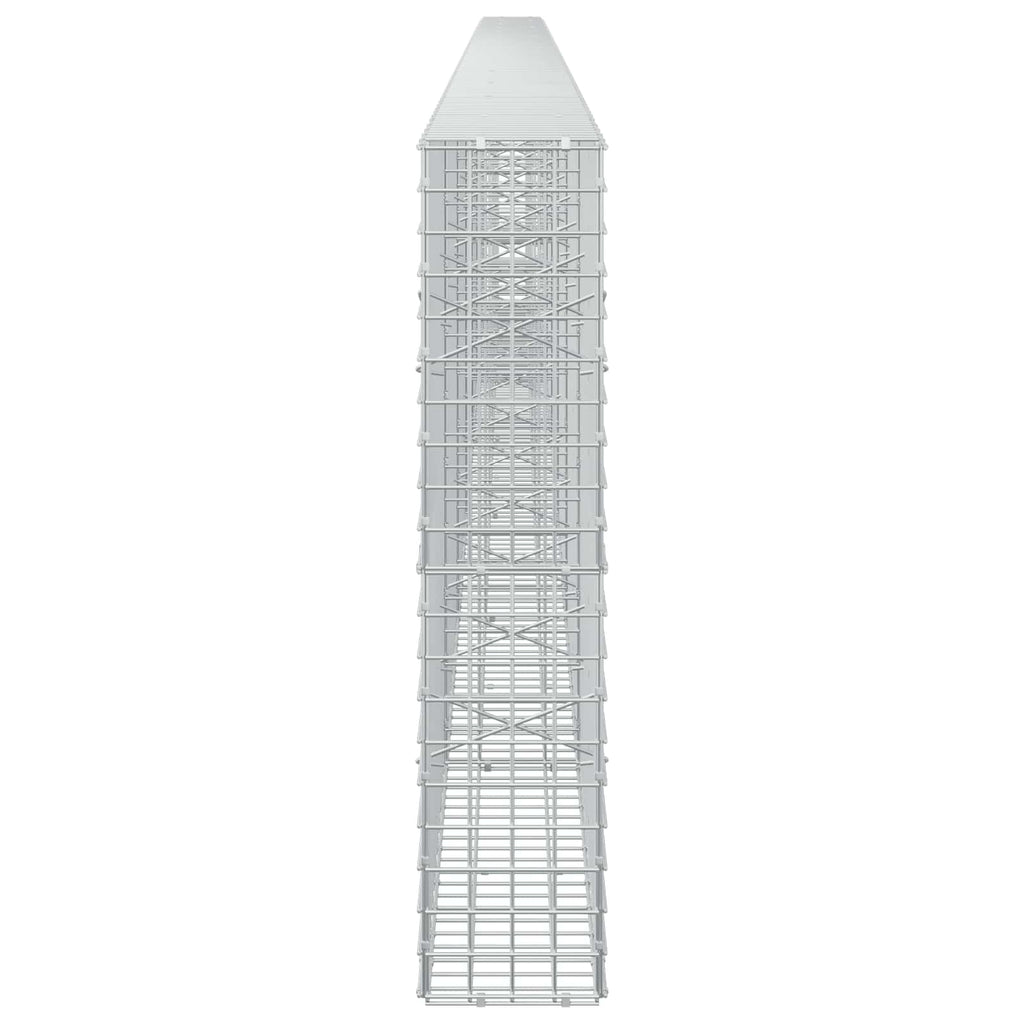 vidaXL Gabion z drutu 5 mm i siatką 5x5 cm 700x20x100 cm