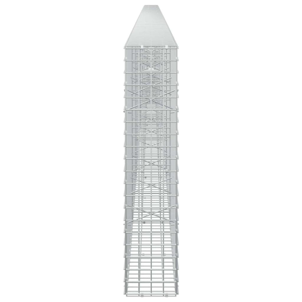 vidaXL Gabion z drutu 5 mm i siatką 5x5 cm 900x20x100 cm